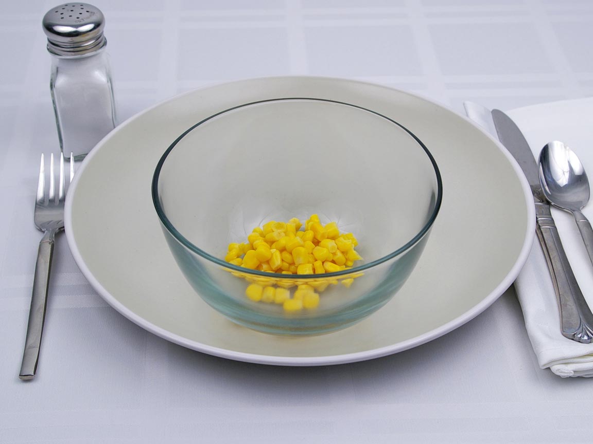 Calories in 0.25 cup(s) of Corn - Canned