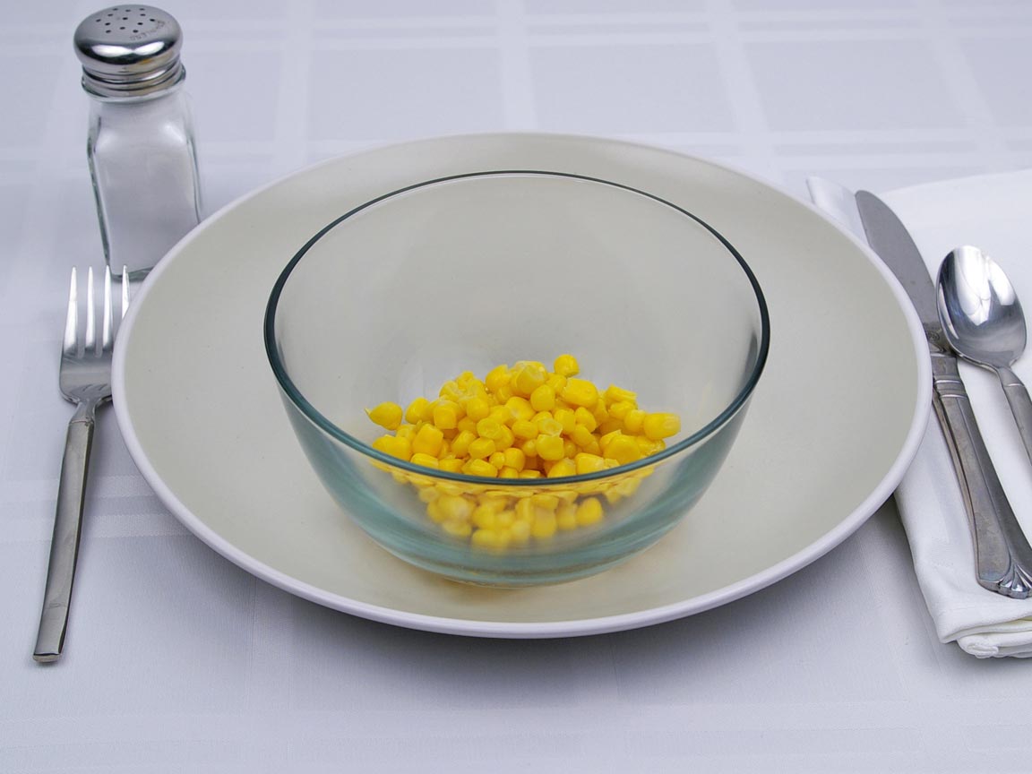 Calories in 0.5 cup(s) of Corn - Canned