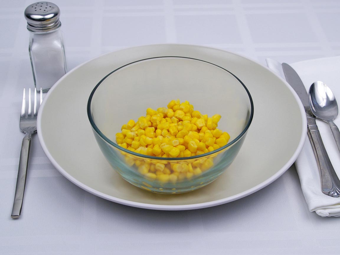 Calories in 1 cup(s) of Corn - Canned