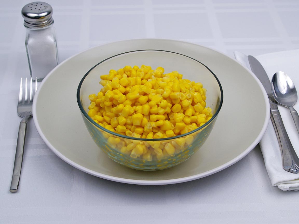 Calories in 3 cup(s) of Corn - Canned