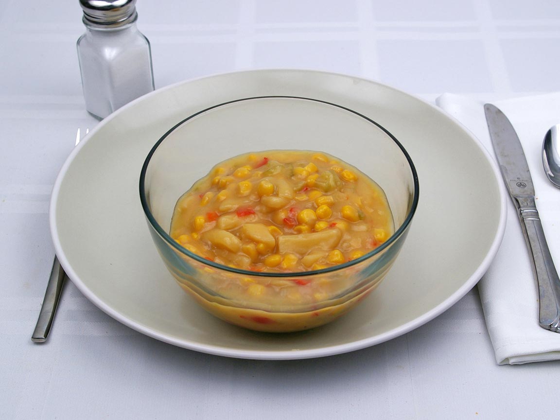 Calories in 1.75 cup(s) of Corn Chowder Soup