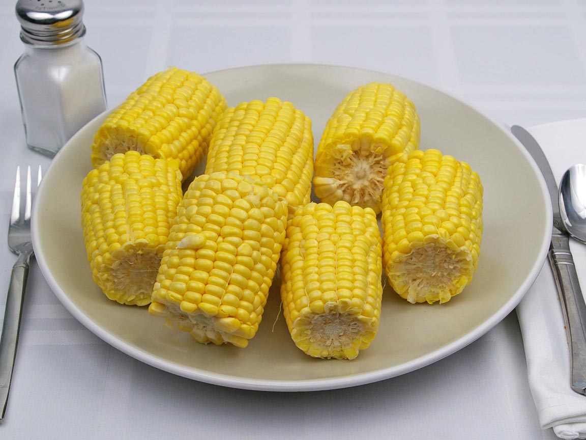 Calories in 3.5 ear yield of Corn - Ear