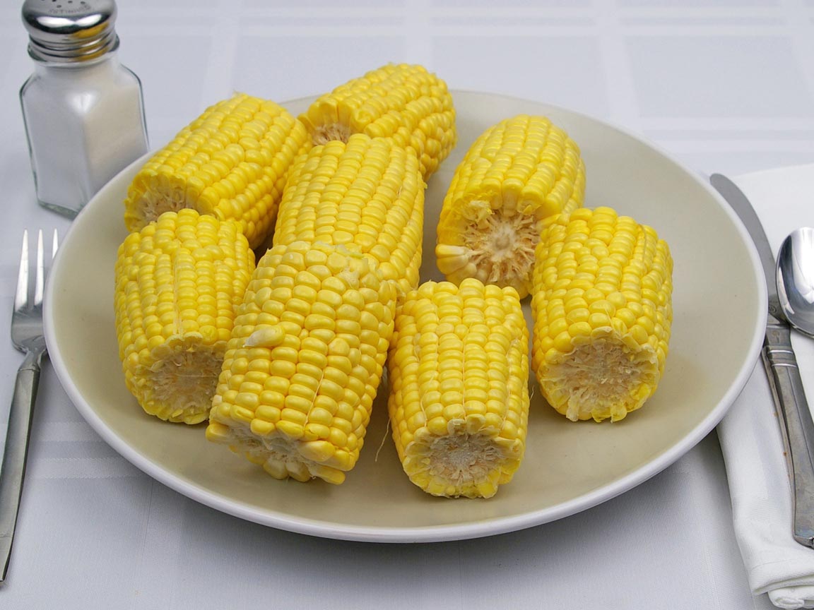 Calories in 4 ear yield of Corn - Ear