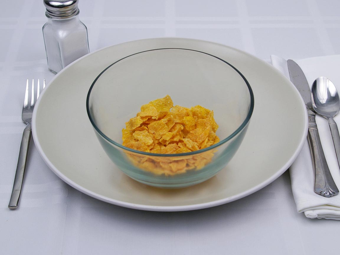 Calories in 0.5 cup(s) of Corn Flakes Cereal