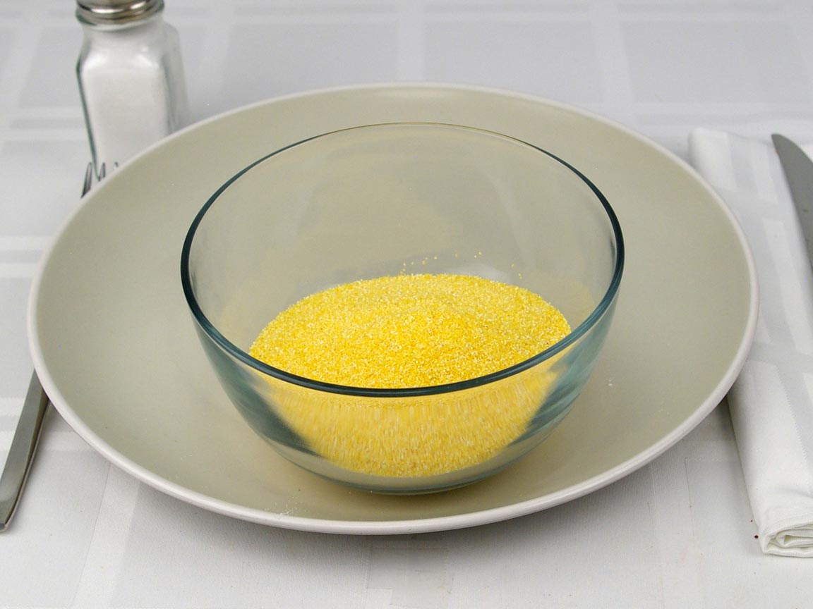 Calories in 0.75 cup(s) of Corn Meal