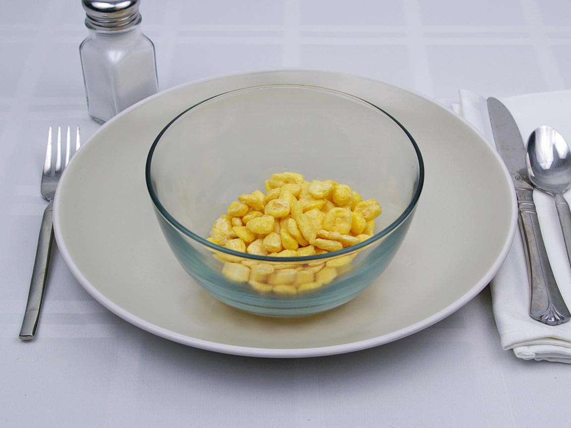 Calories in 0.5 cup(s) of Puffed Corn Cereal - Corn Pops