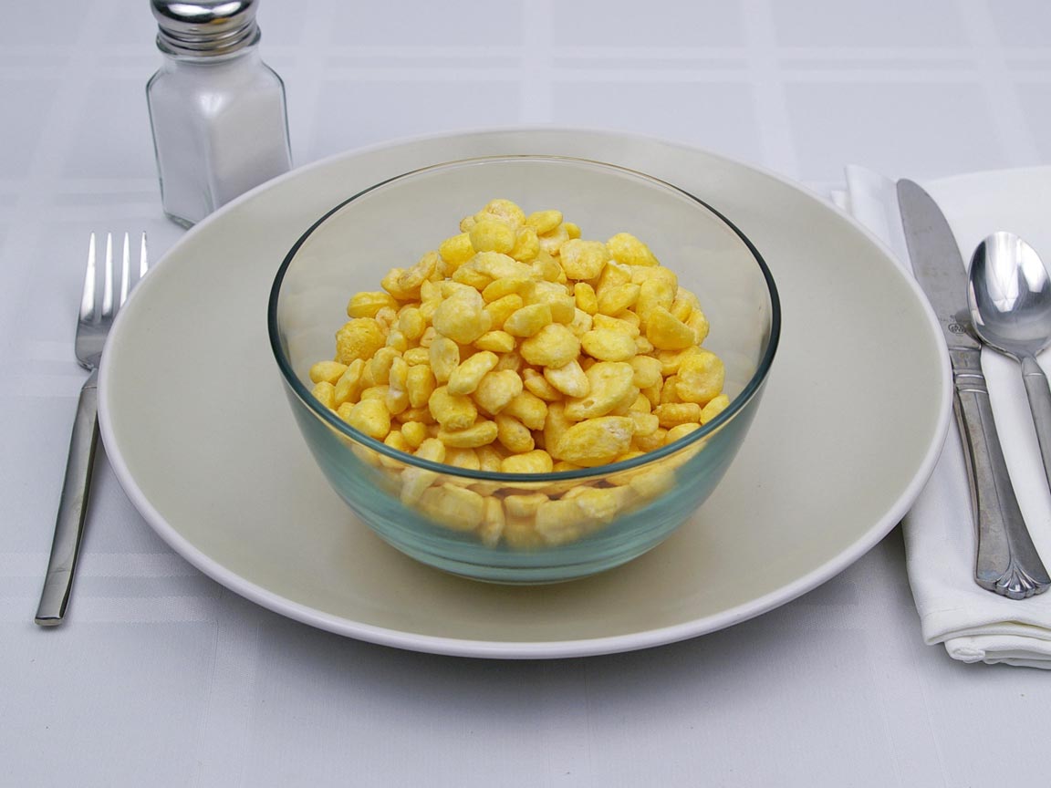 Calories in 2 cup(s) of Puffed Corn Cereal - Corn Pops