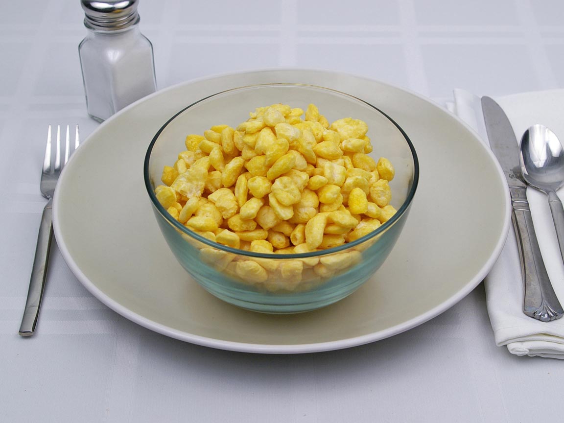 Calories in 2.5 cup(s) of Puffed Corn Cereal - Corn Pops