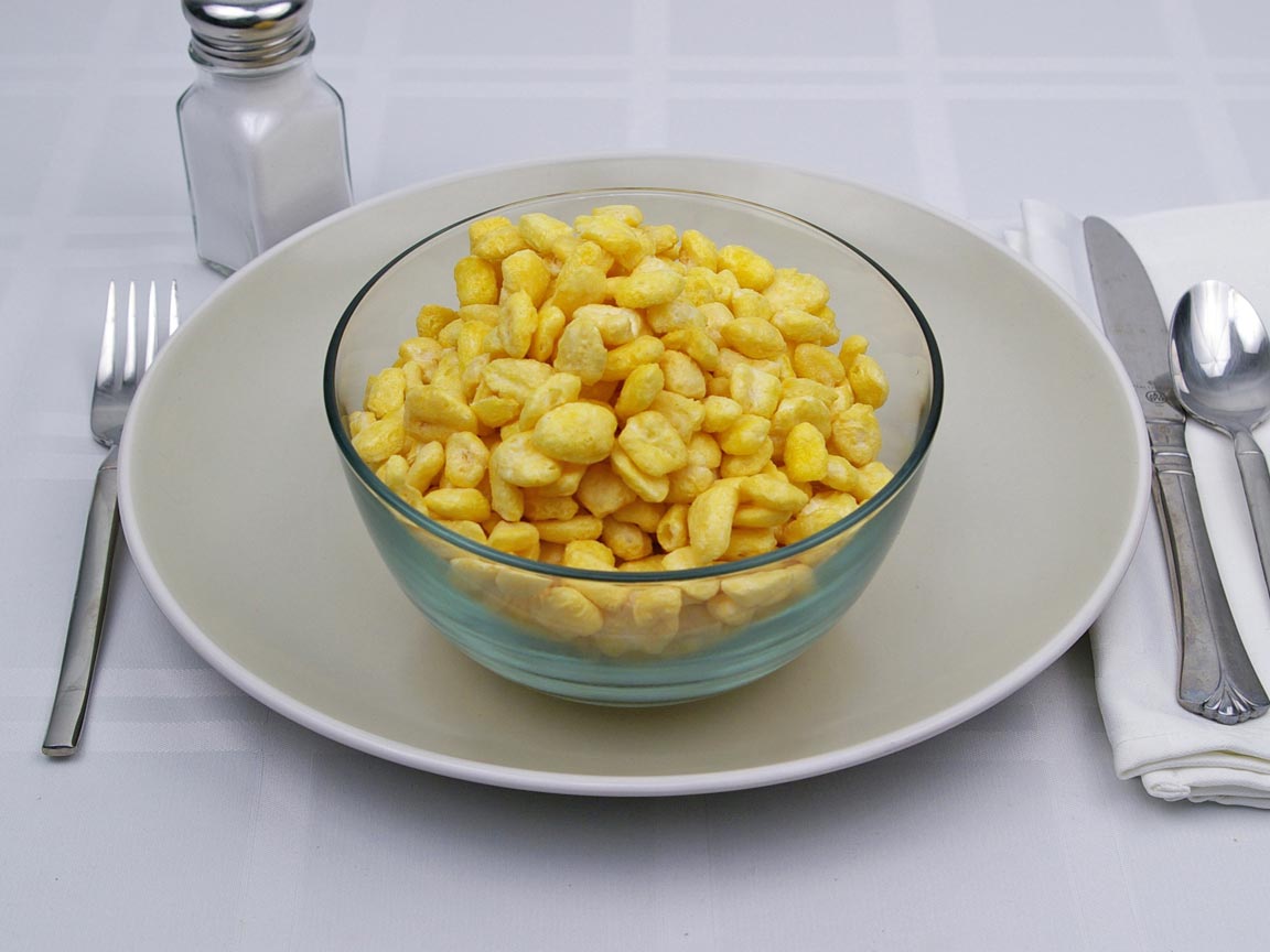 Calories in 2.75 cup(s) of Puffed Corn Cereal - Corn Pops