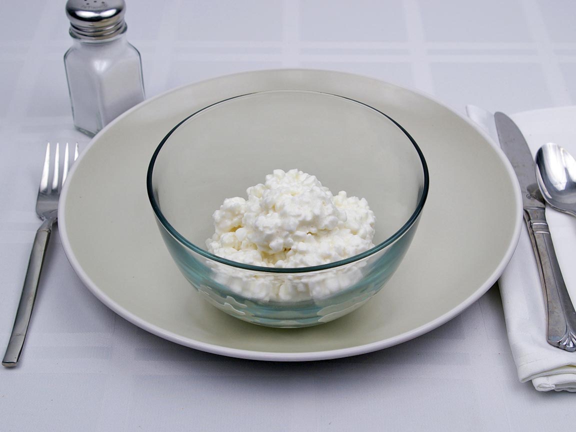 Calories in 1.13 cup(s) of Cottage Cheese - Nonfat