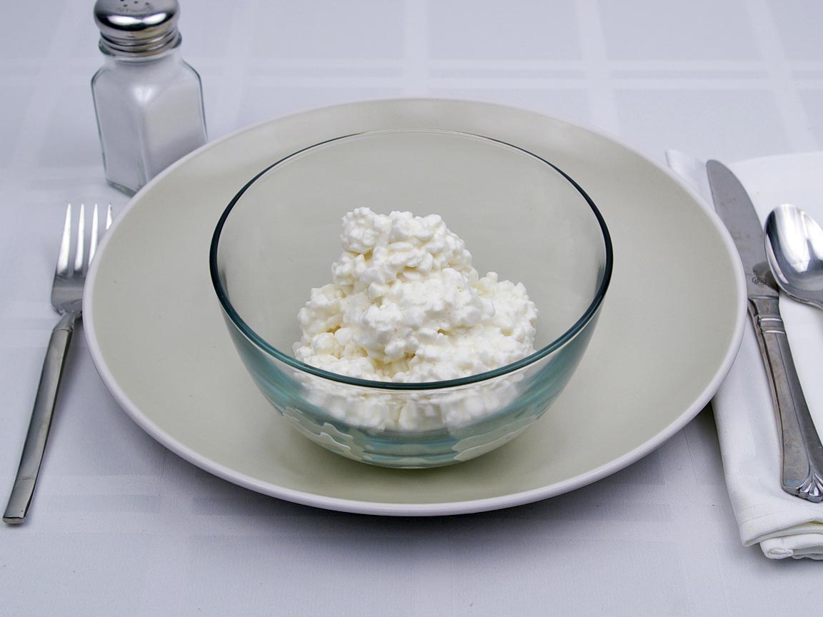 Calories in 1.25 cup(s) of Cottage Cheese - Nonfat