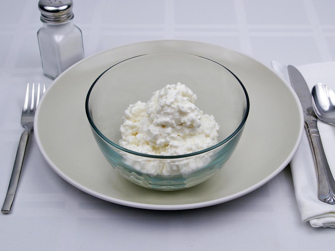 Calories in 1.38 cup(s) of Cottage Cheese - Nonfat
