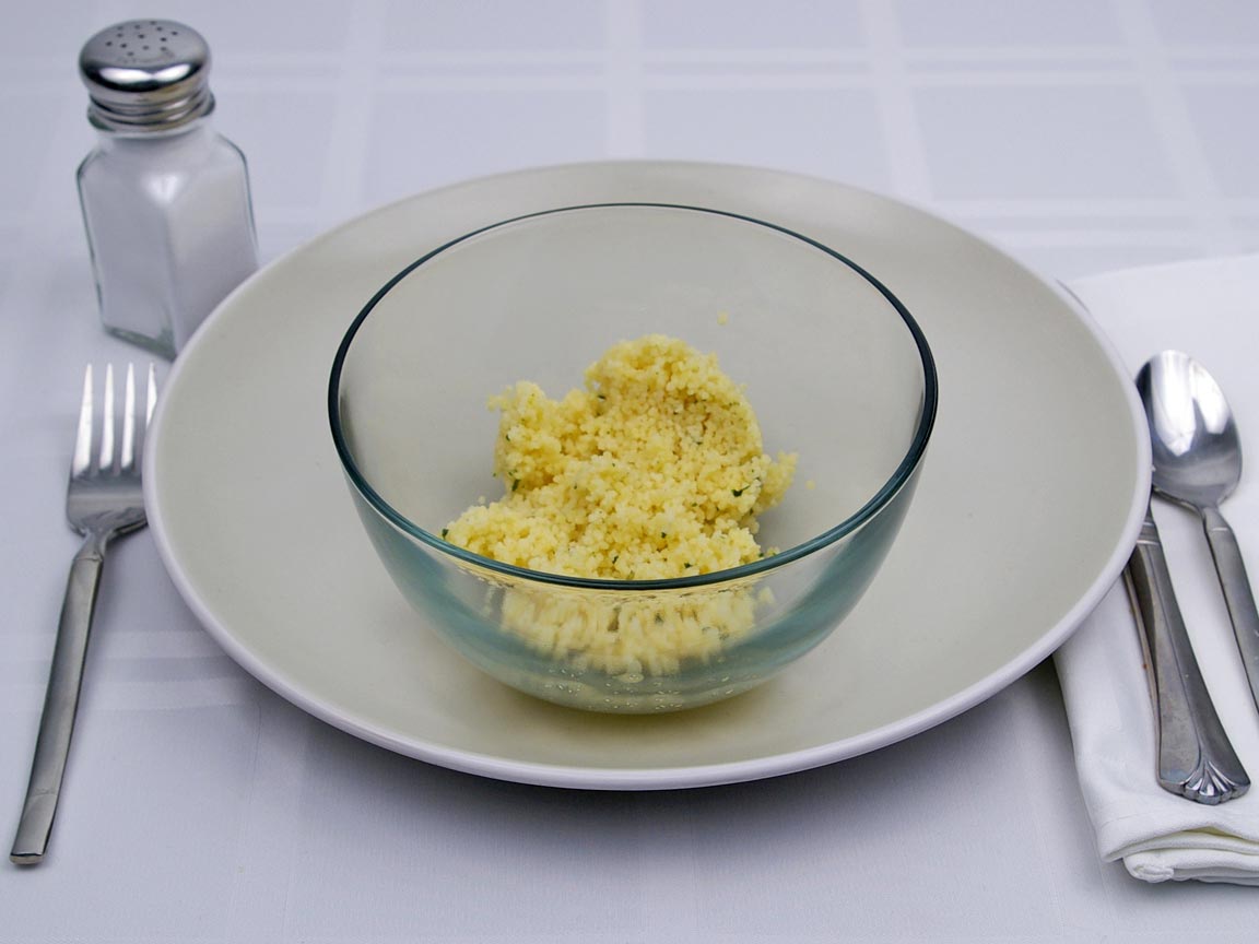 Calories in 0.5 cup of Couscous