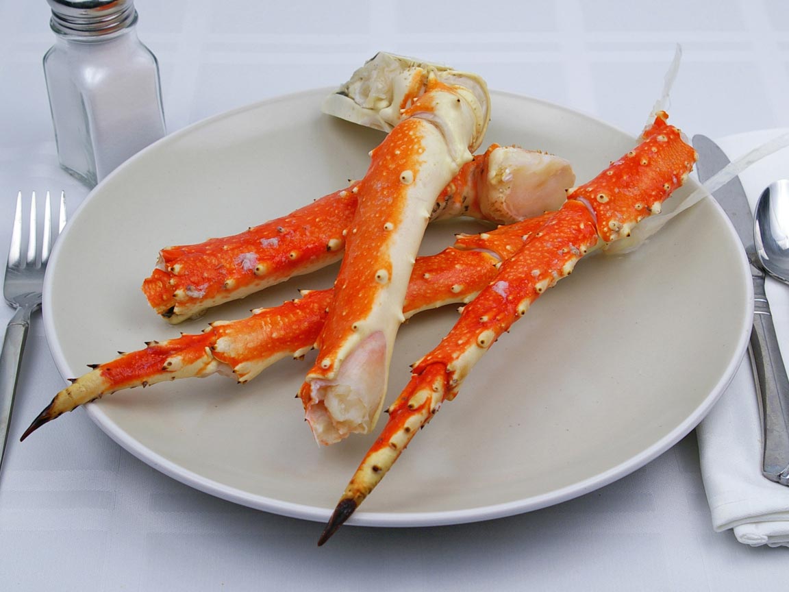 Calories in 2 leg(s) of Crab Legs - Alaskan King