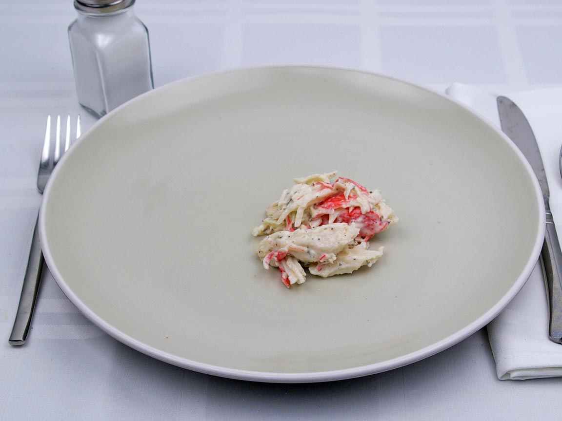Calories in 0.25 cup(s) of Crab Salad