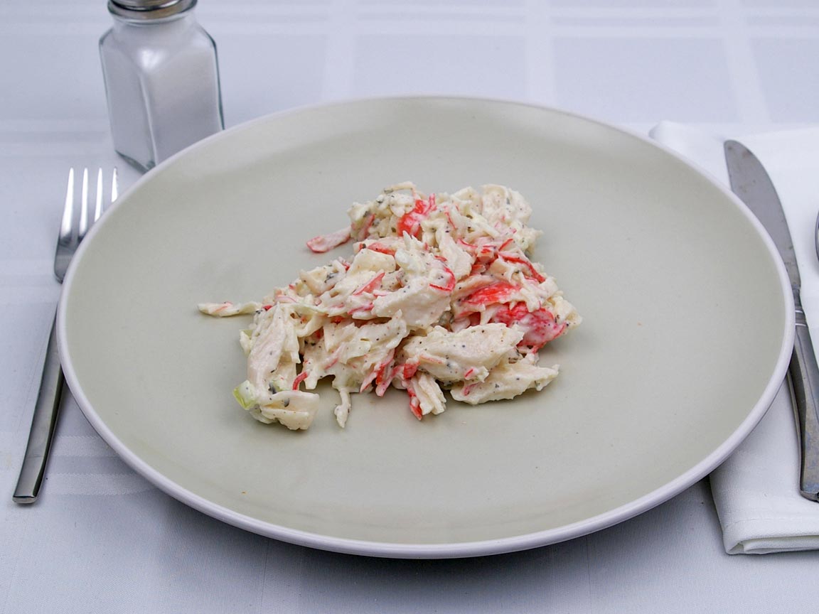 Calories in 0.75 cup(s) of Crab Salad