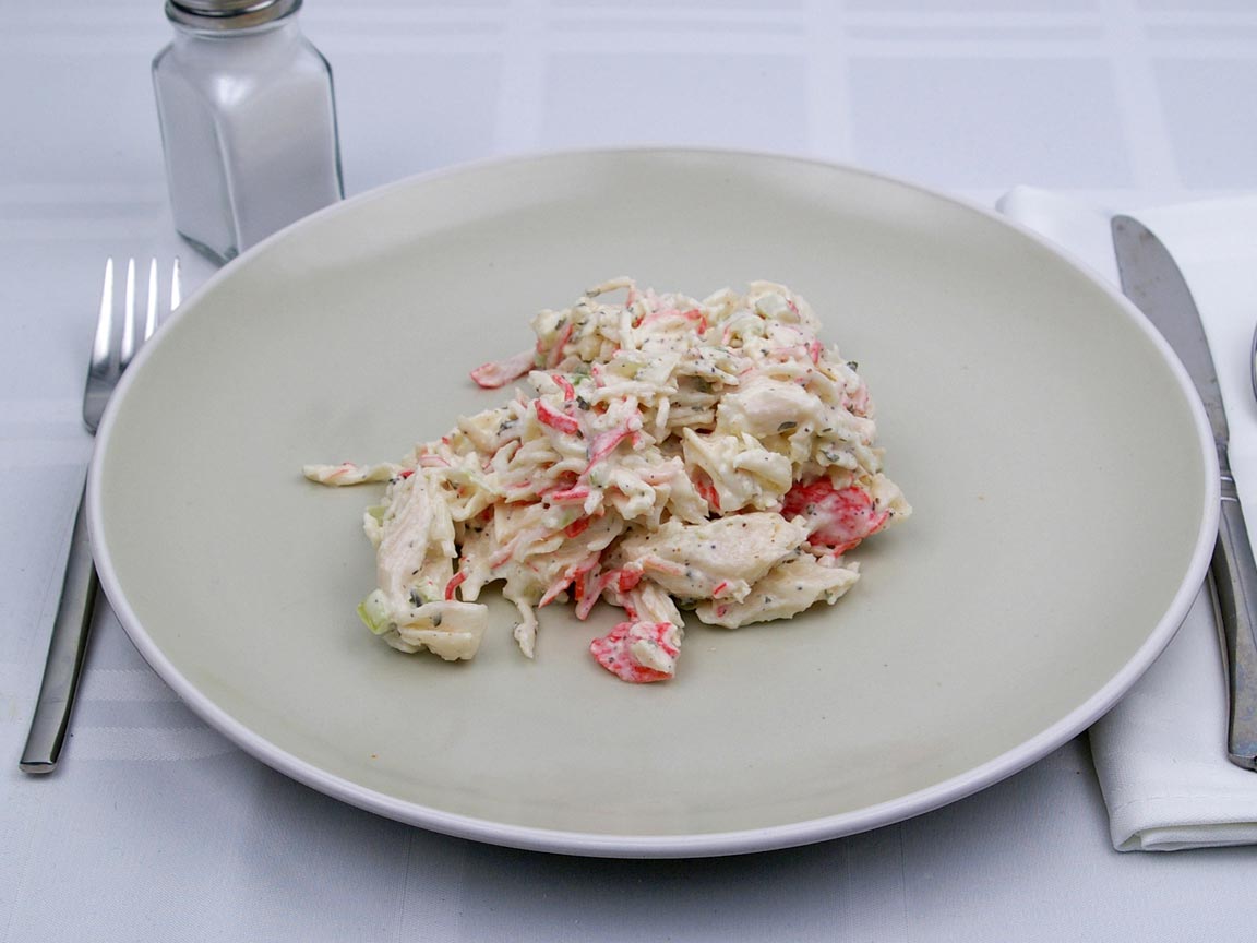Calories in 1 cup(s) of Crab Salad