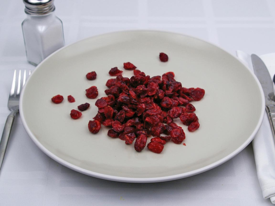Calories in 1 cup(s) of Dried Cranberries