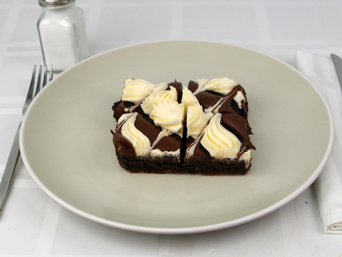 Calories in 4 piece(s) of Cream Cheese Brownie