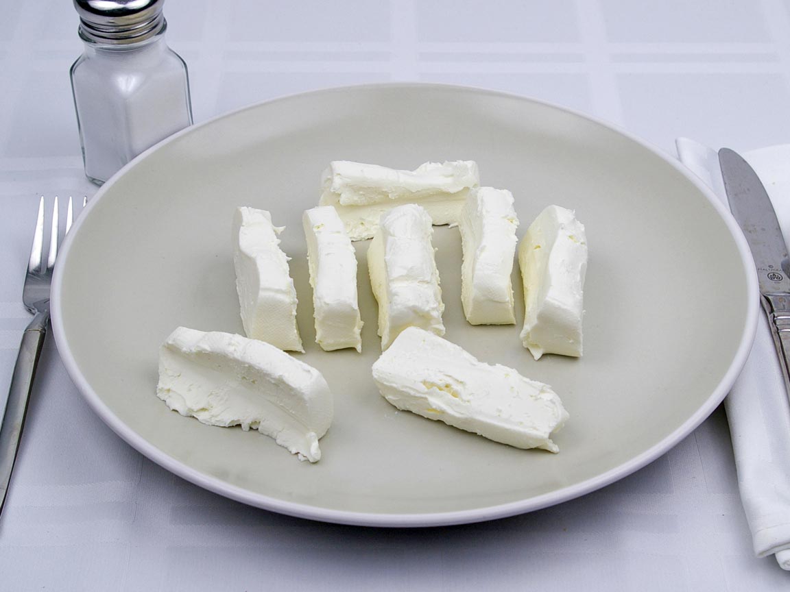 Calories in 226 grams of Neufchatel Cream Cheese - Less Fat