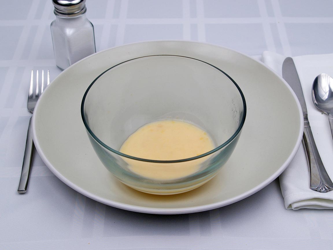 Calories in 0.25 cup(s) of Cream of Shrimp Soup - 2% Milk
