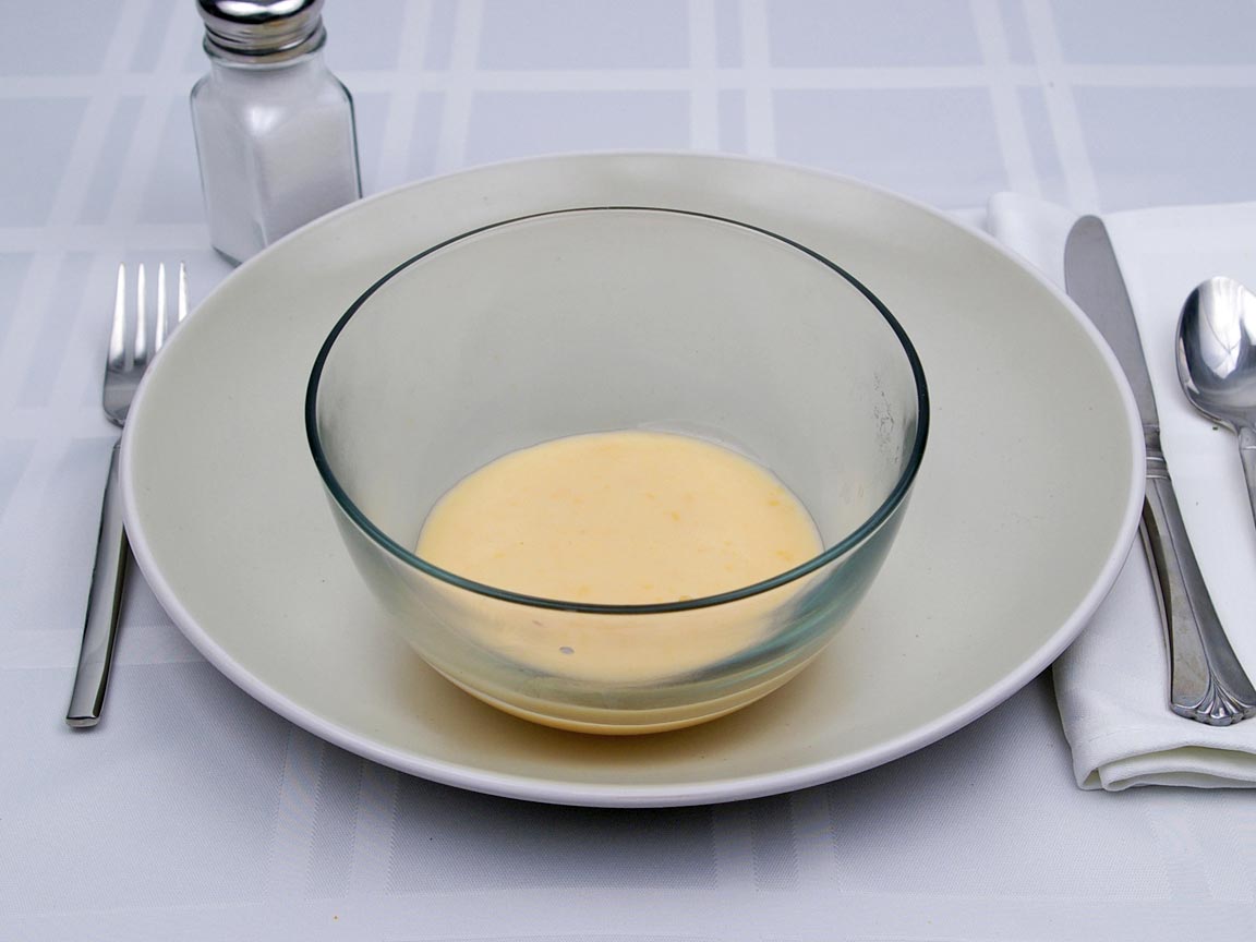 Calories in 0.5 cup(s) of Cream of Shrimp Soup - 2% Milk