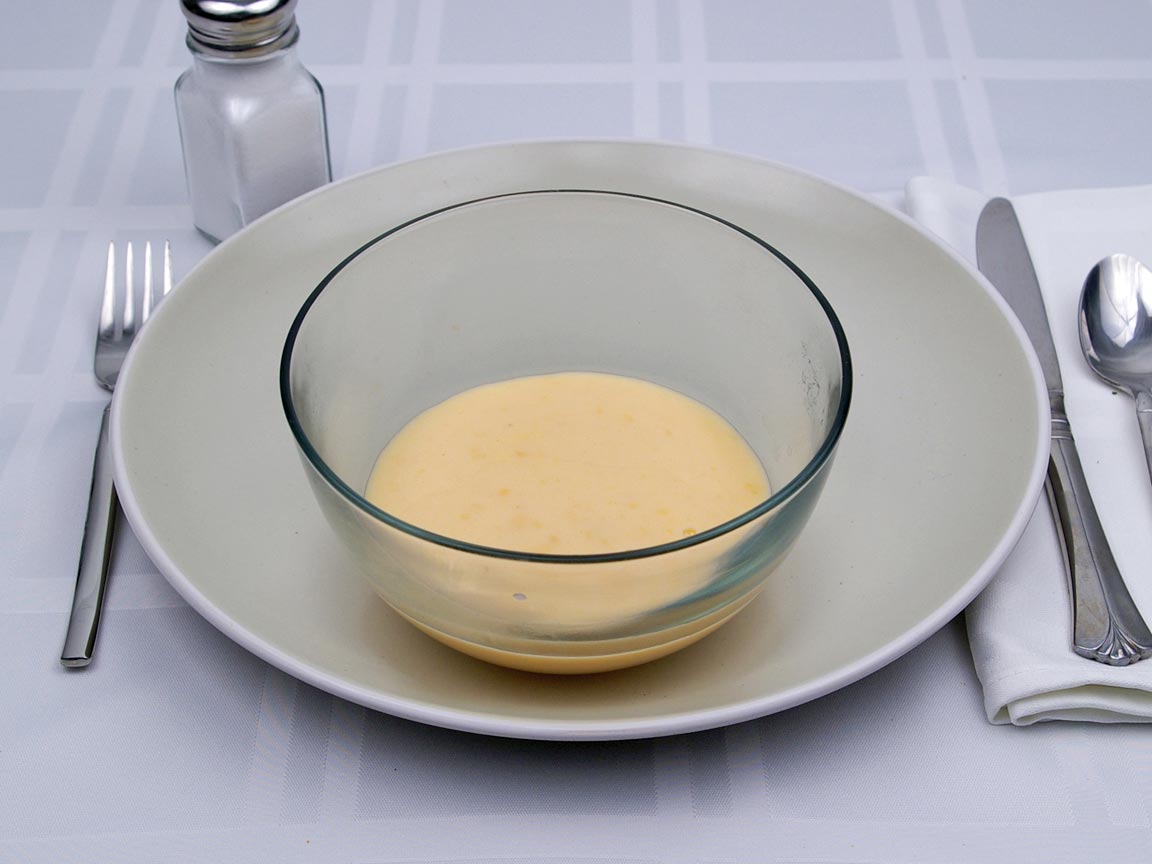 Calories in 0.75 cup(s) of Cream of Shrimp Soup - 2% Milk