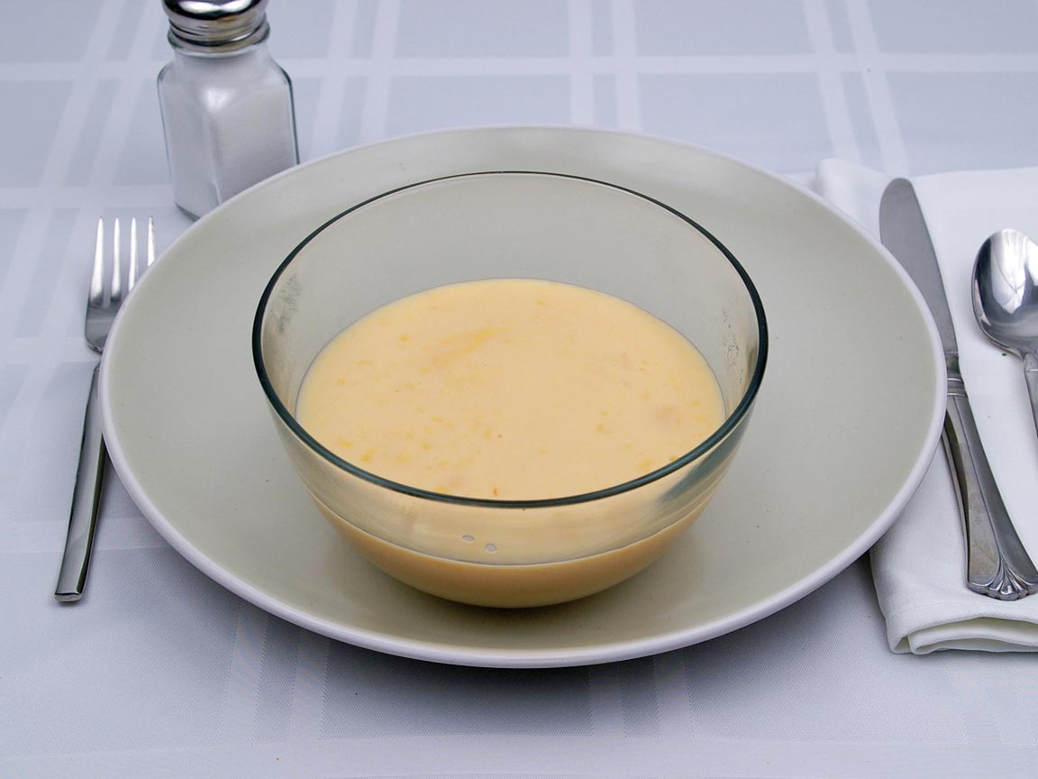 Calories in 1.75 cup(s) of Cream of Shrimp Soup - 2% Milk