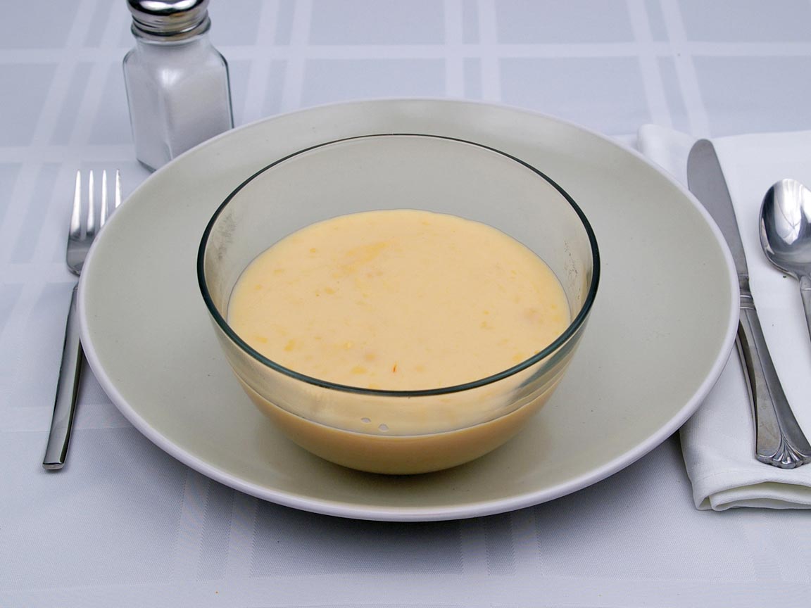 Calories in 2 cup(s) of Cream of Shrimp Soup - 2% Milk