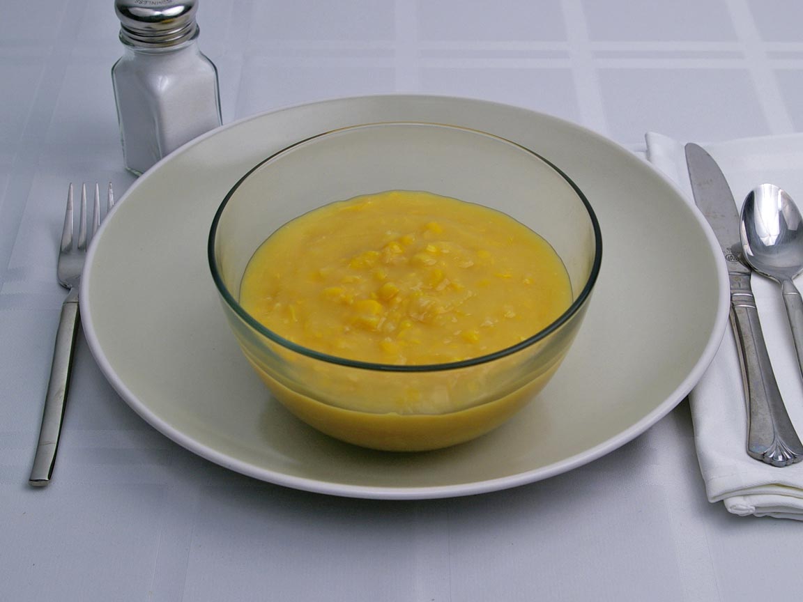 Calories in 1.75 cup(s) of Creamed Corn - Canned