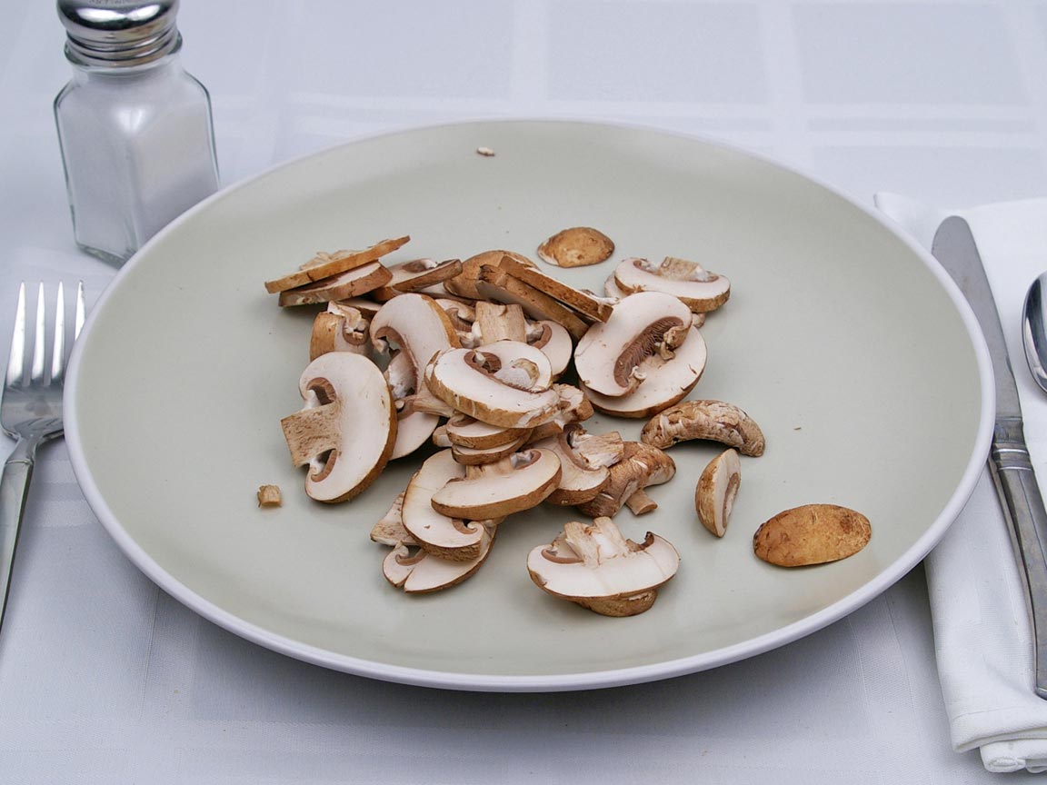 Calories in 85 grams of Cremini Mushrooms