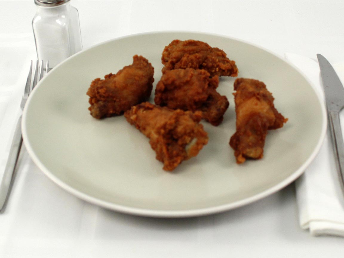 Calories in 5 wing(s) of Crispy Chicken Wings