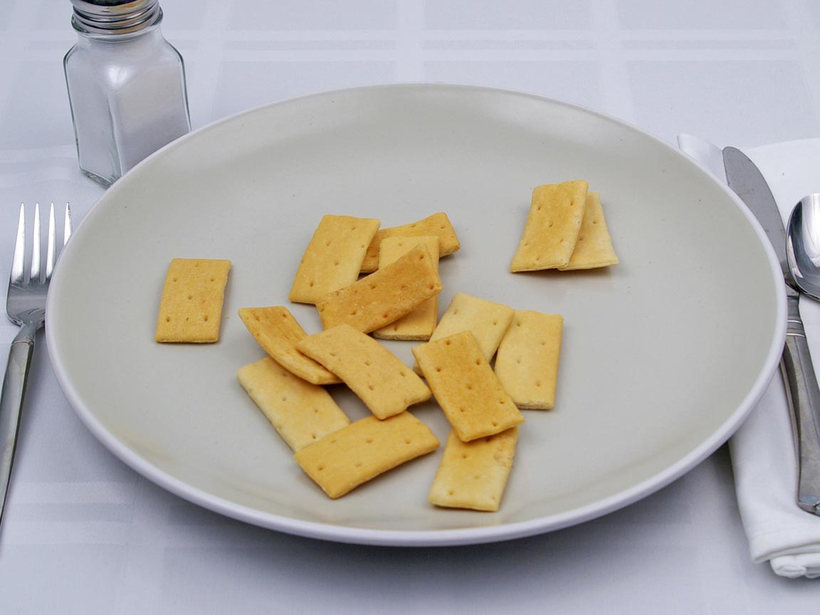 Calories in 15 cracker(s) of Crostini Cracker