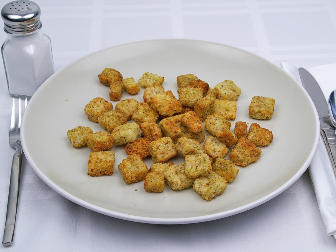 Calories in 1.67 cup(s) of Croutons - Seasoned