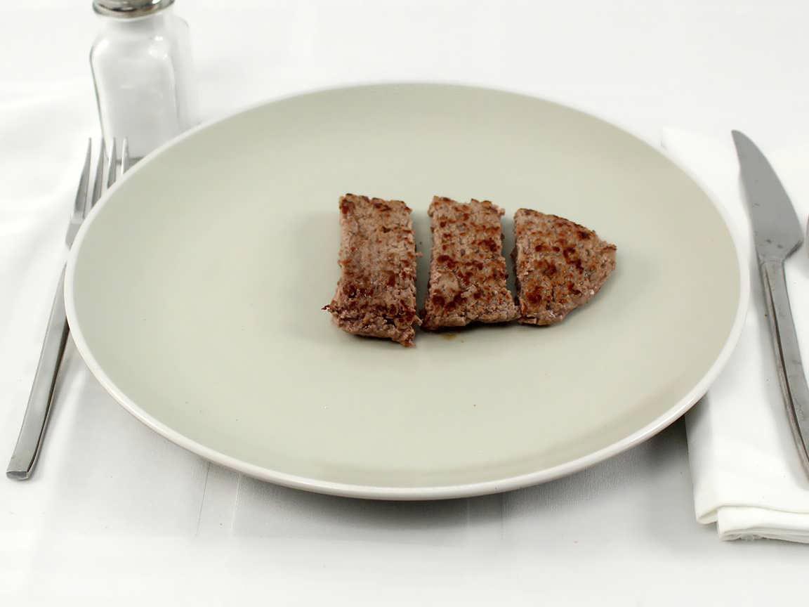 Calories in 85 grams of Cube Steak Top Sirloin