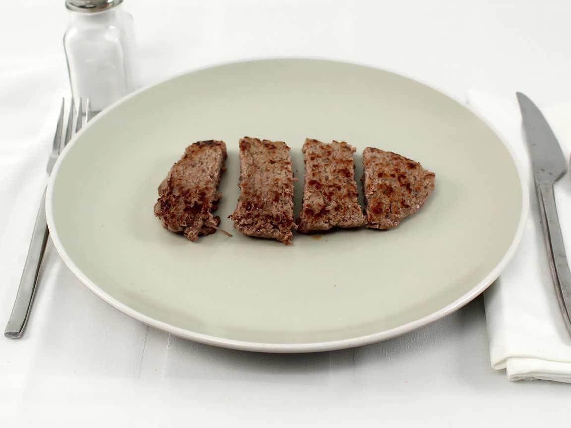 Calories in 113 grams of Cube Steak Top Sirloin