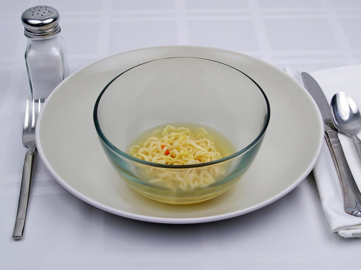 Calories in 0.4 serving(s) of Cup Noodles - Chicken Flavor