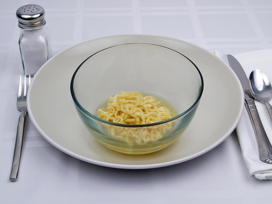 Calories in 0.6 serving(s) of Cup Noodles - Chicken Flavor