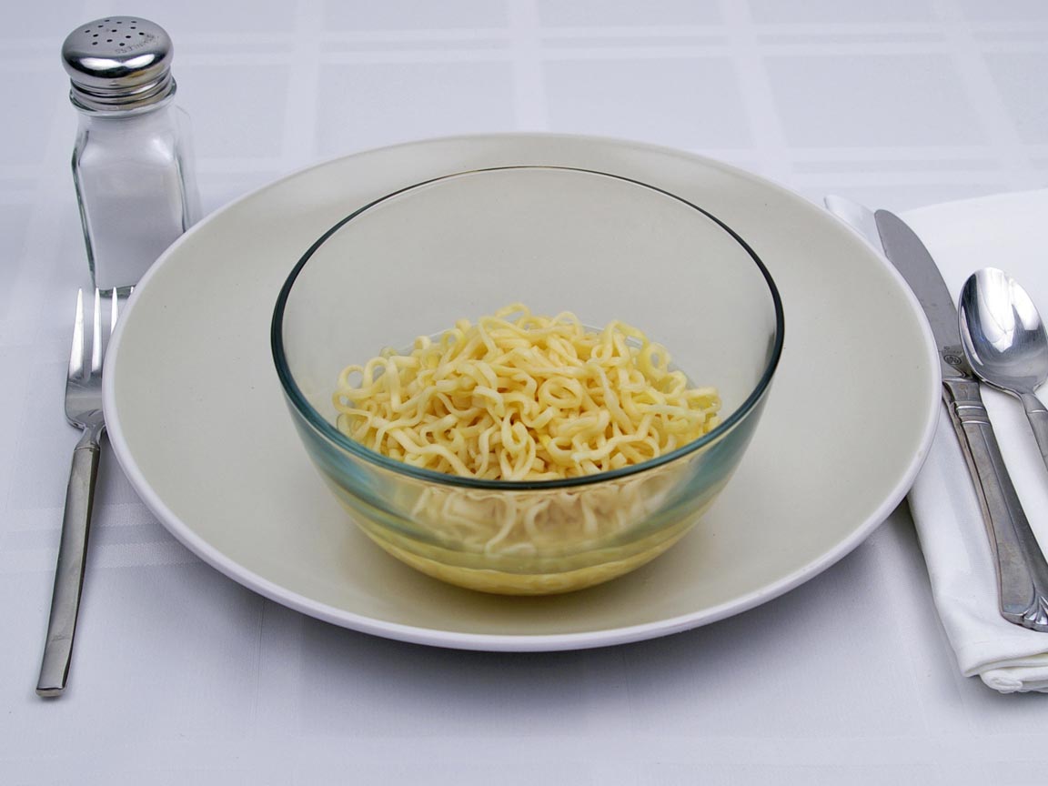 Calories in 1.4 serving(s) of Cup Noodles - Chicken Flavor