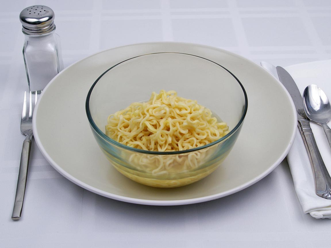 Calories in 1.6 serving(s) of Cup Noodles - Chicken Flavor