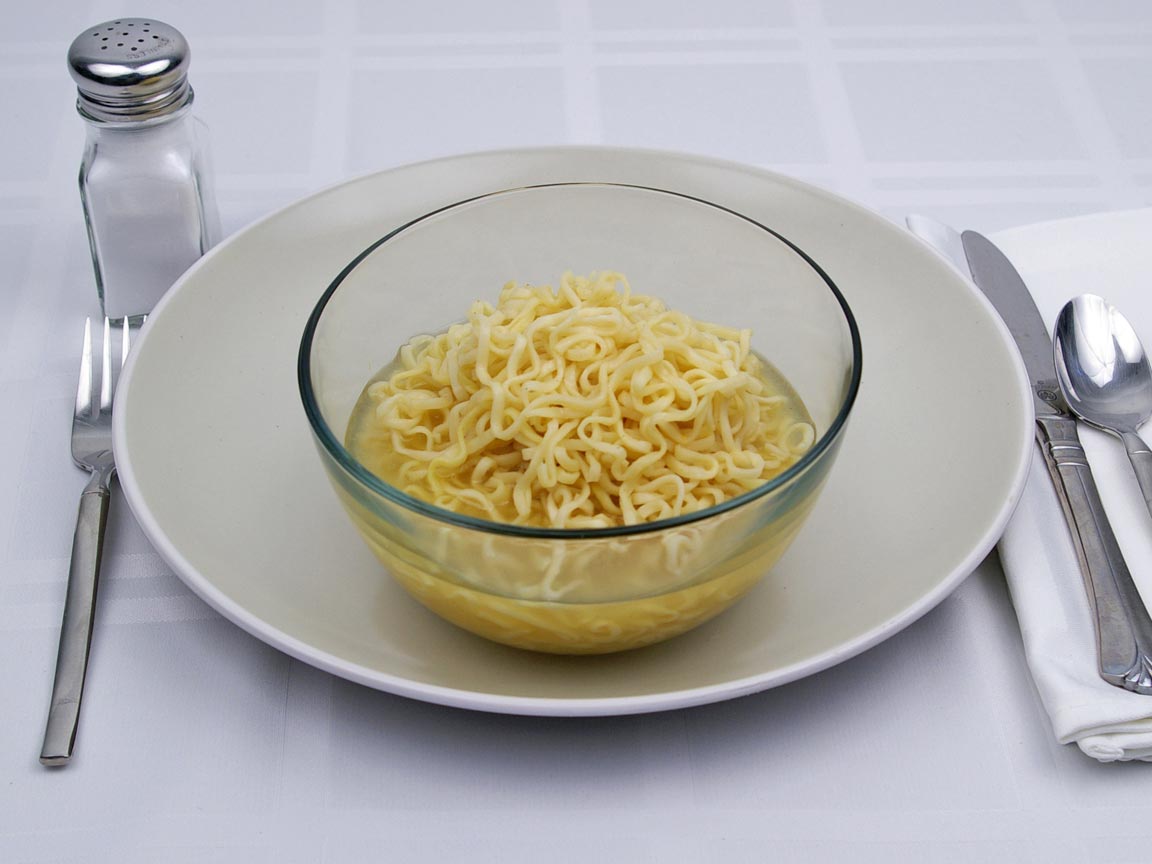 Calories in 2.2 serving(s) of Cup Noodles - Chicken Flavor