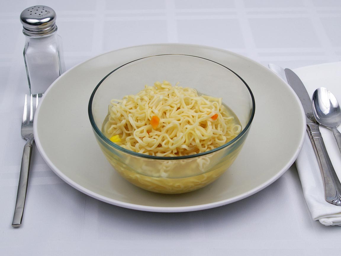 Calories in 2.4 serving(s) of Cup Noodles - Chicken Flavor