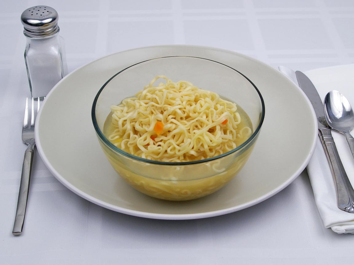 Calories in 2.6 serving(s) of Cup Noodles - Chicken Flavor
