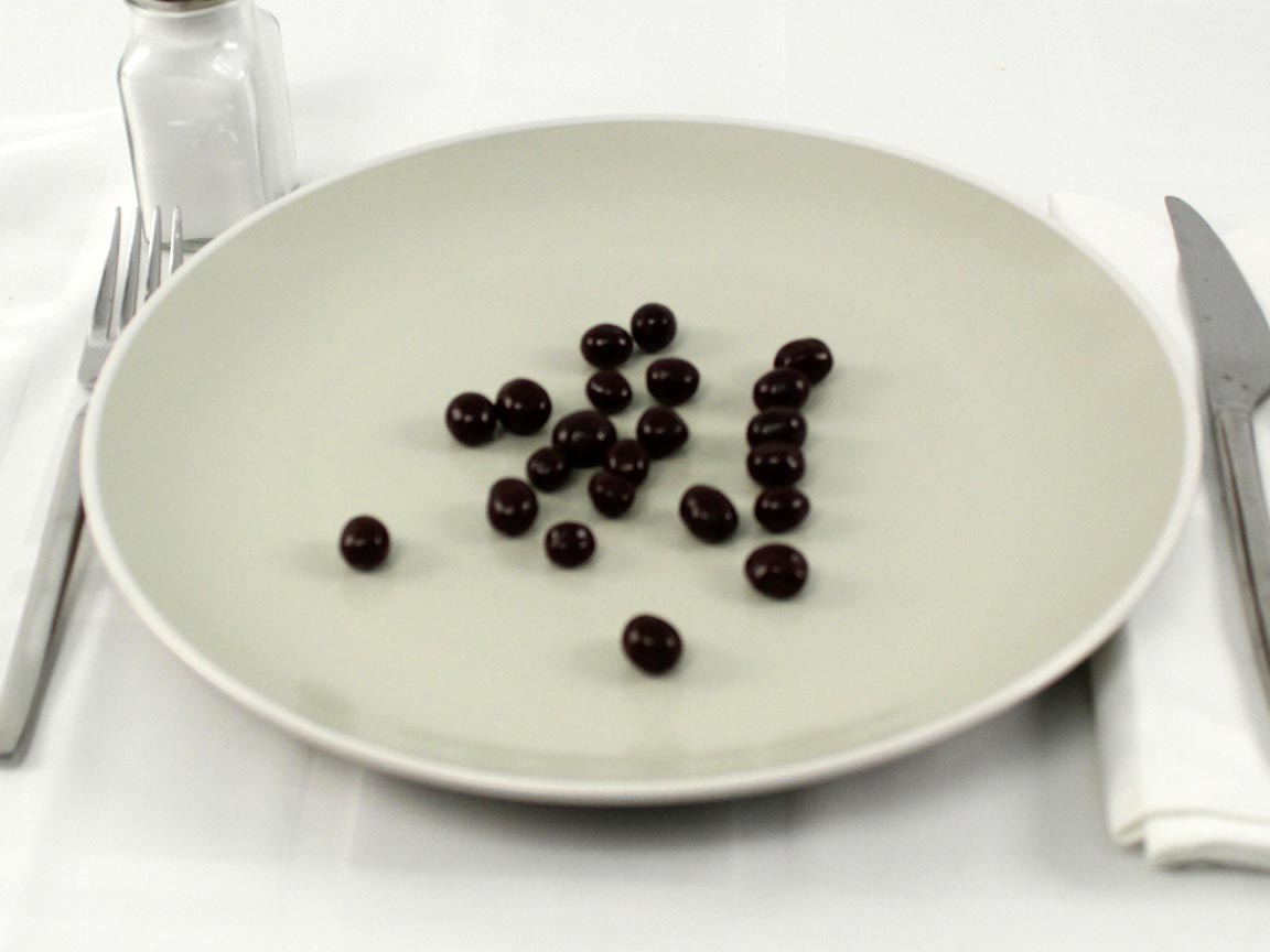 Calories in 22 grams of Dark Chocolate Espresso Beans