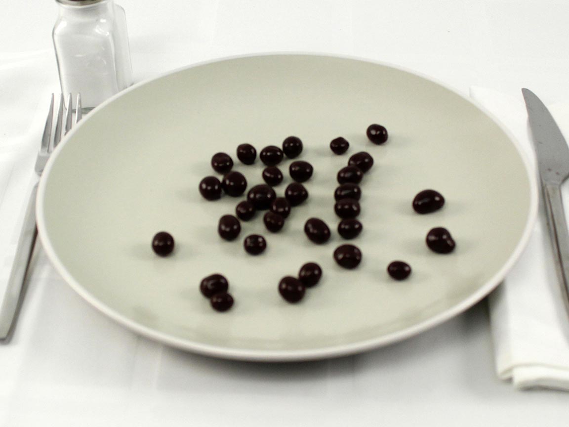 Calories in 32 grams of Dark Chocolate Espresso Beans