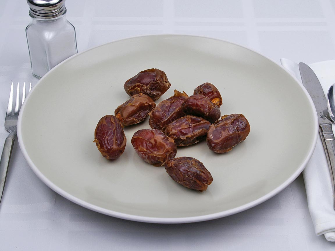 Calories in 10 date(s) of Medjool - Dates