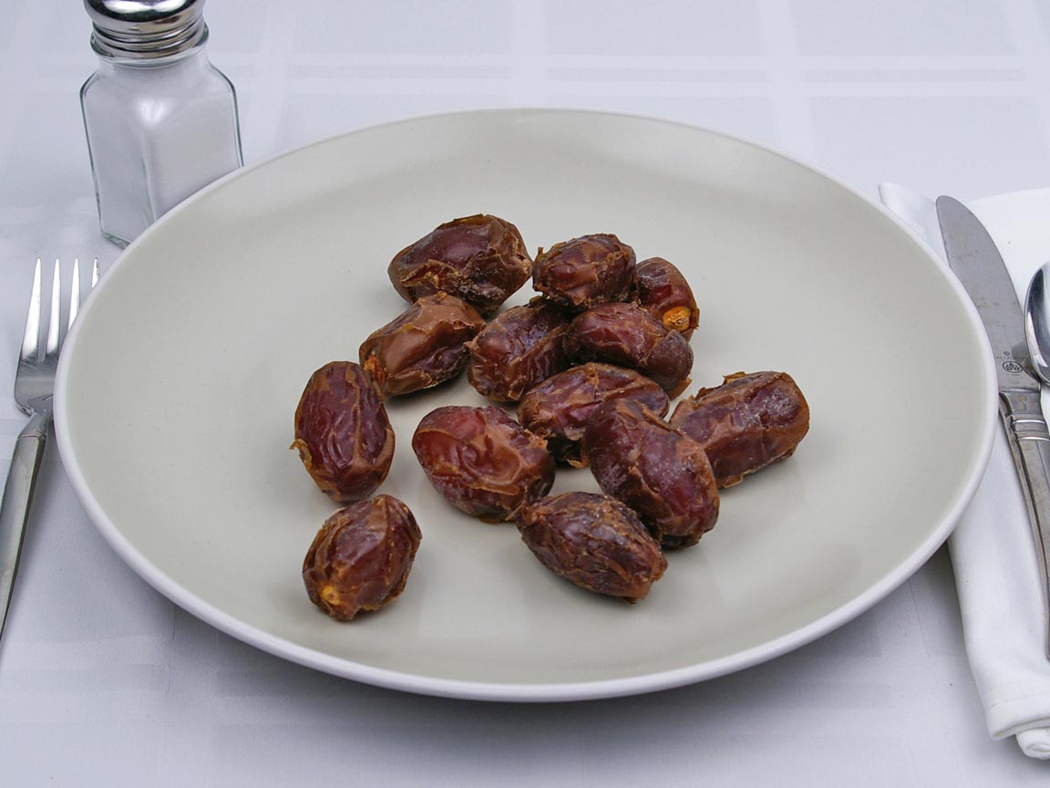 Calories in 13 date(s) of Medjool - Dates