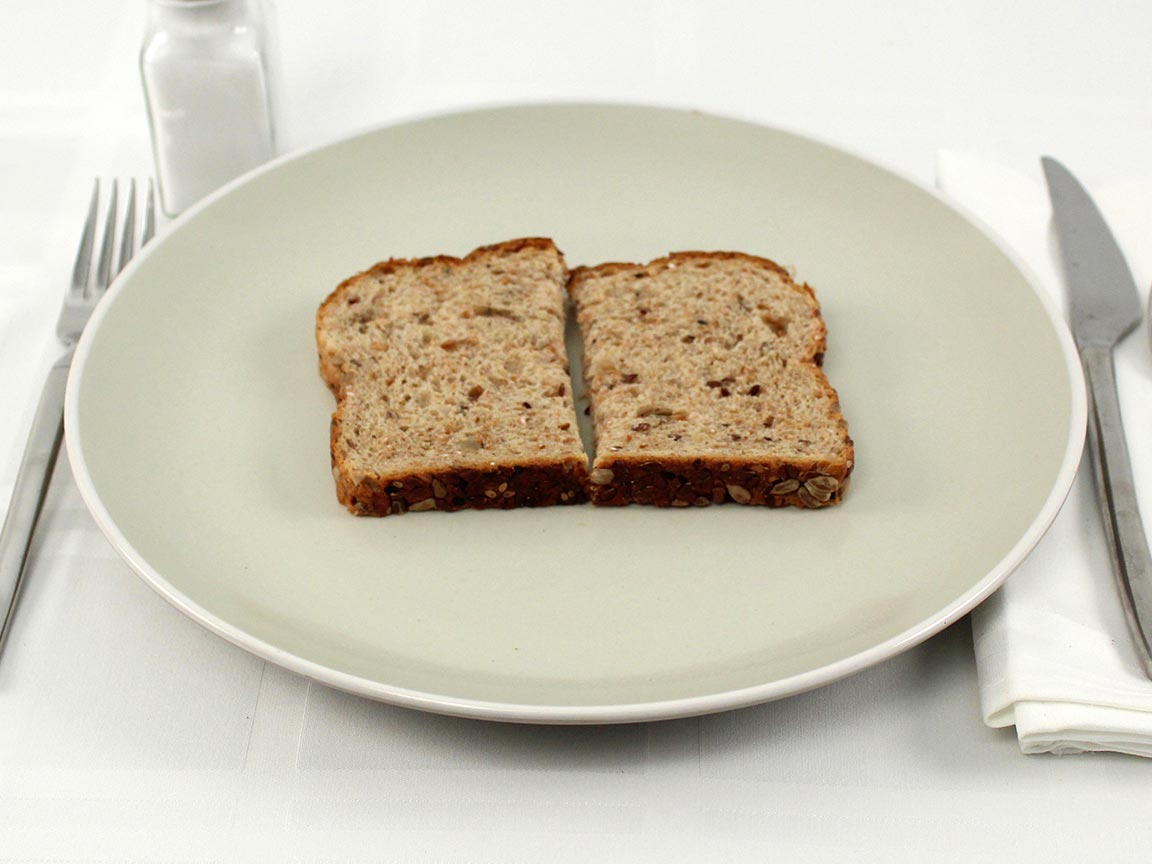 Calories in 1 slice(s) of Dave's Killer Good Seed Bread