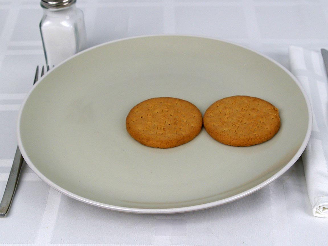 Calories in 2 ea(s) of Digestives Wheat Biscuit