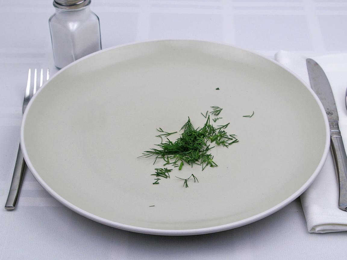 Calories in 2 tsp of Dill